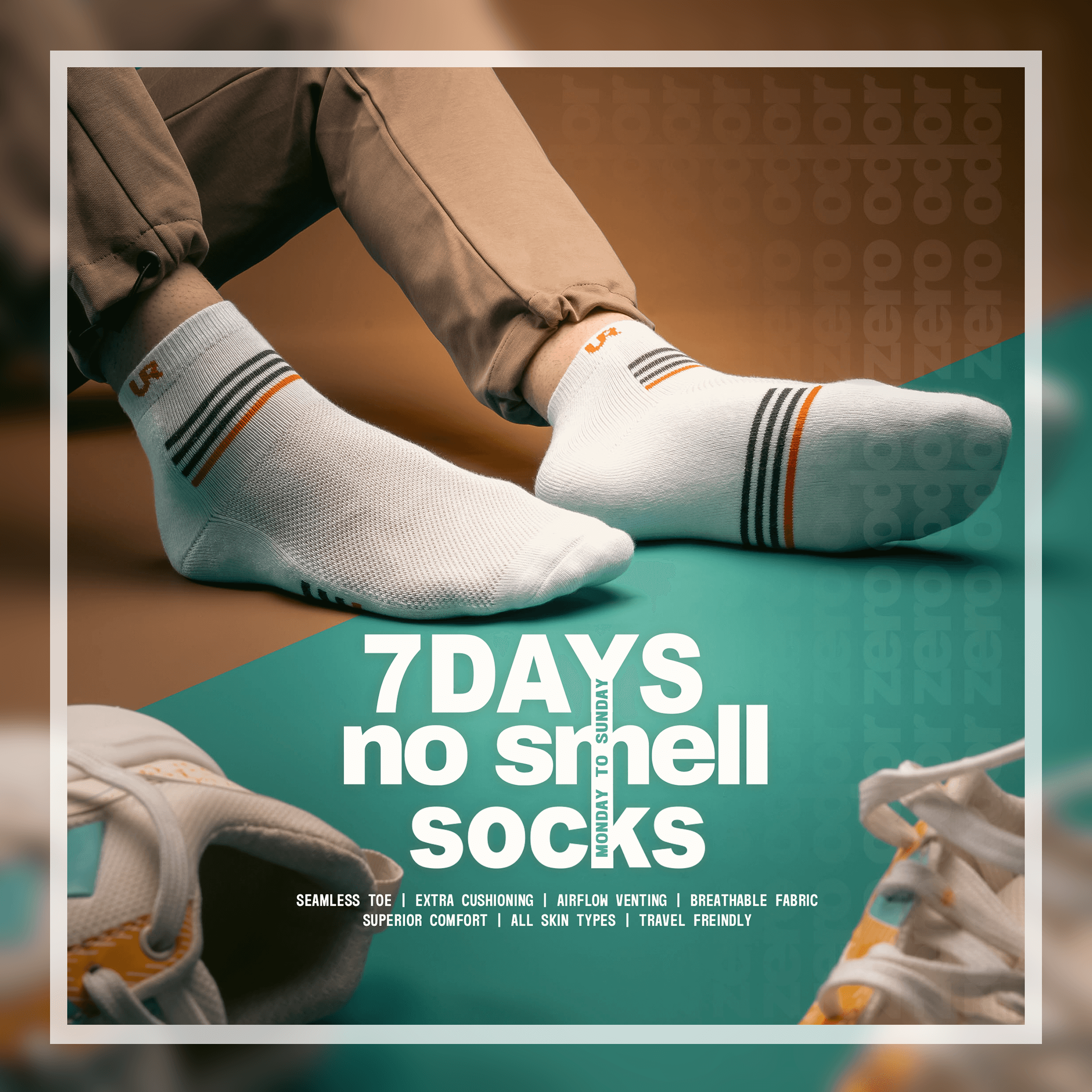 7 DAYS NO SMELL SOCKS URturms