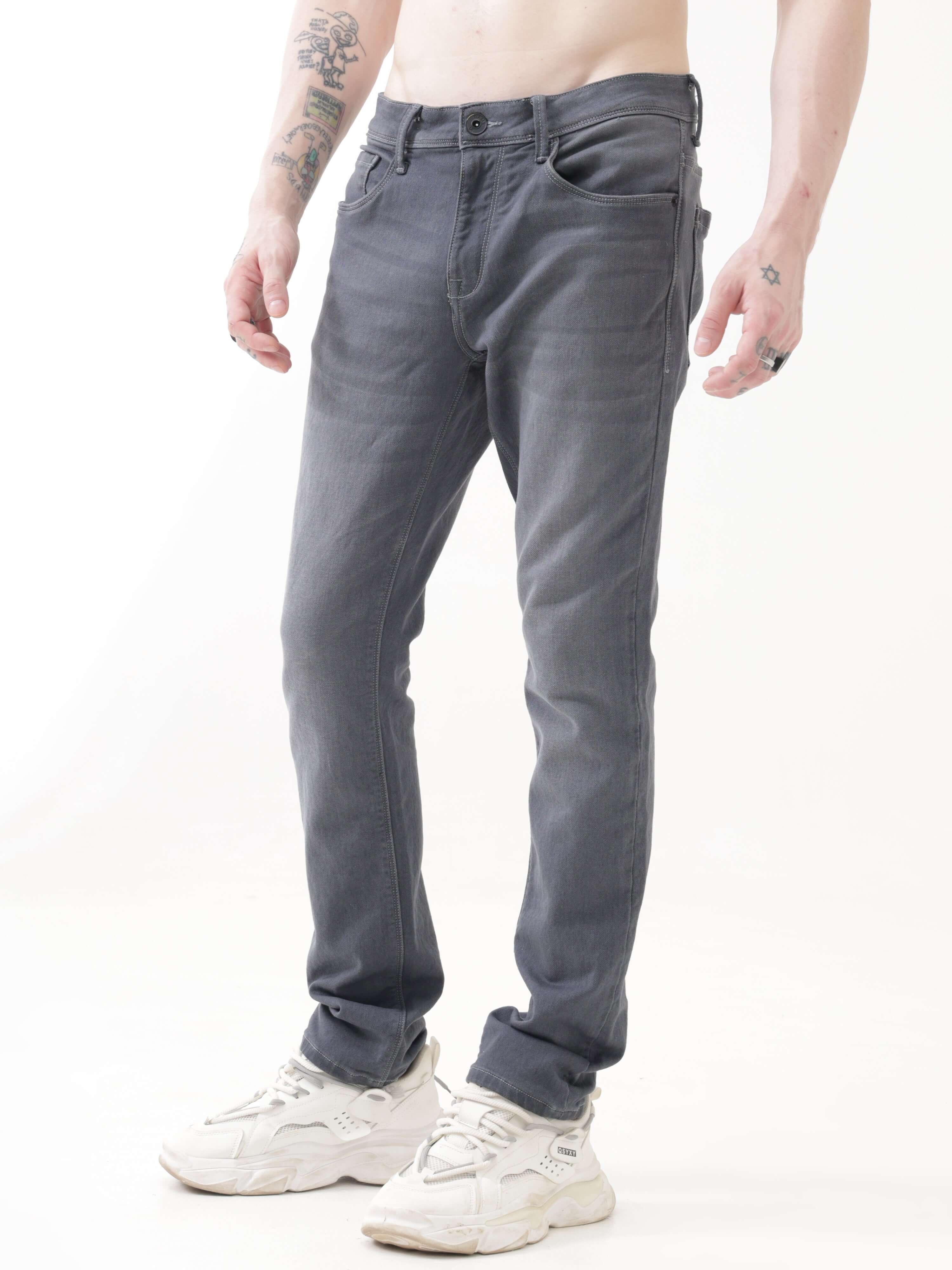 URturms Discover X-plorer 30 days no wash jeans for men by Turms. Anti-stain, anti-odor, tailored fit jeans perfect for everyday and travel wear. Rs. 2999.00