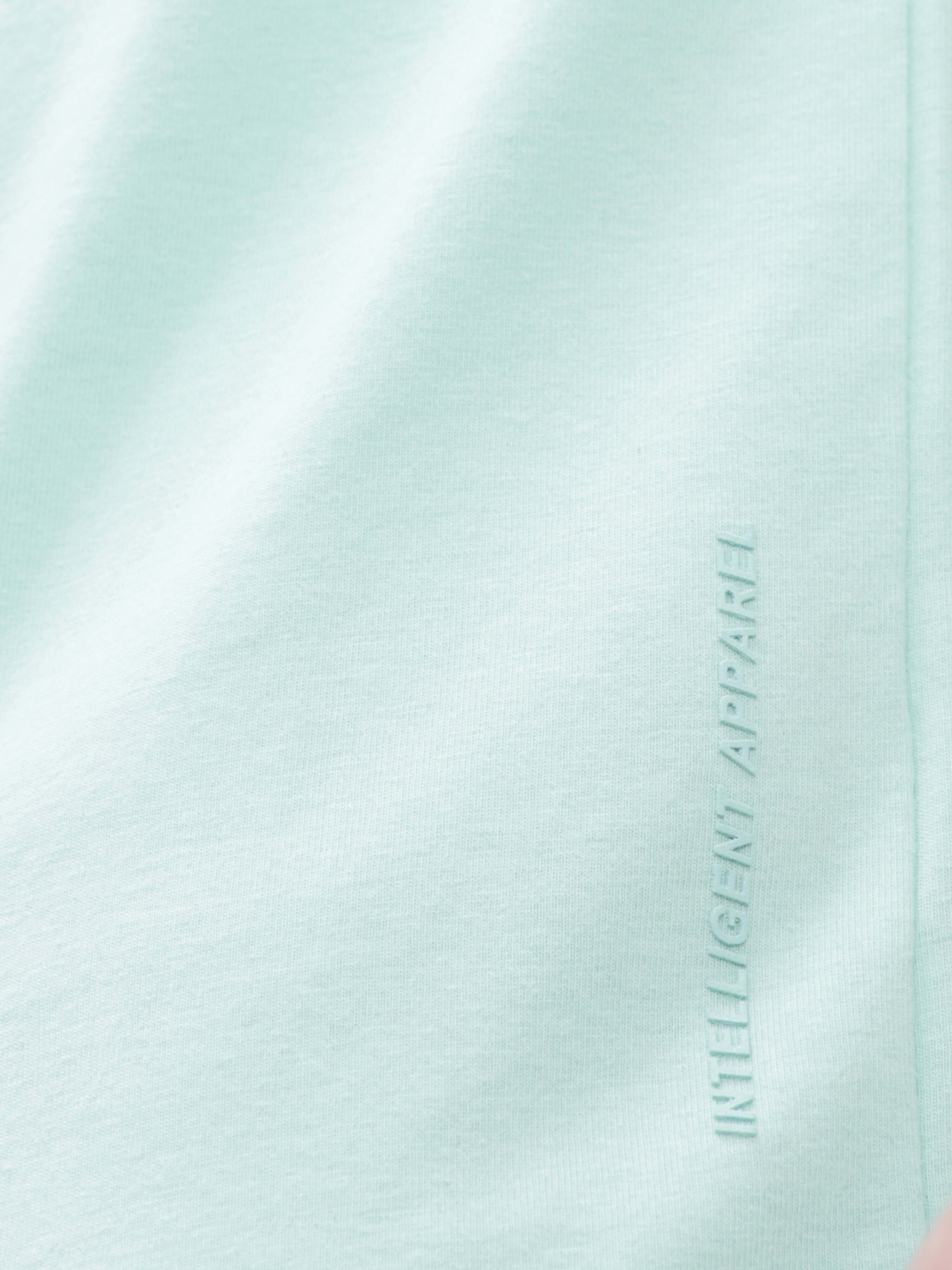Aqua Round Neck Blue Tshirt- Turms Intelligent Apparel Anti stain & Anti Odor URturms