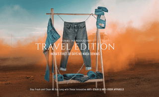 Travel Edition 30 Days No Wash Denim Jeans For Men URturms