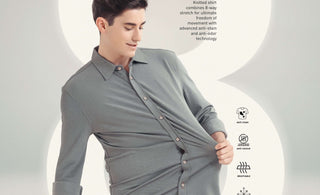 Knitted Shirts- 8 Way Smart Stretch | Waterproof