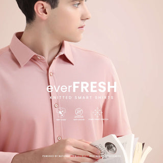 TURMS ANTI STAIN ANTI ODOUR MENS BEST REGULAR COLLAR KNITTED SHIRTS