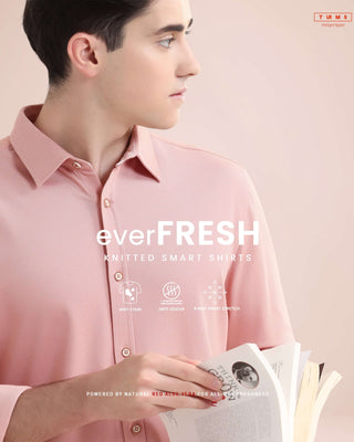 TURMS ANTI STAIN ANTI ODOUR MENS BEST REGULAR COLLAR KNITTED SHIRTS