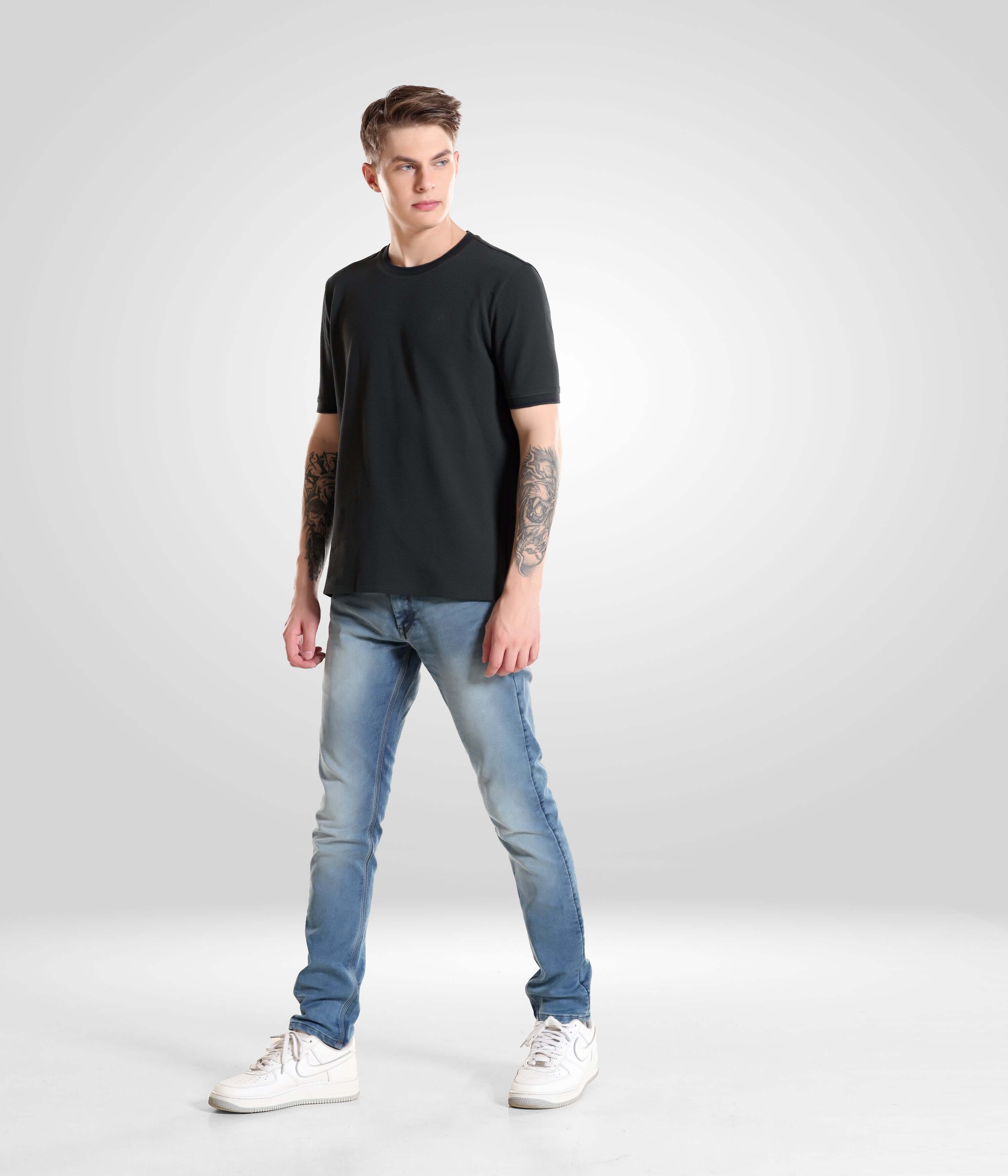 Obsidian Green Turms T-Shirts - Cool & ComfortableCrew Neck Cool TechRs. 1299.00