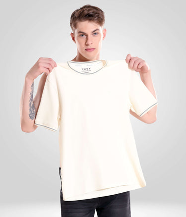 Pearl Off White Cooltech Cotton Stretchable T-ShirtCrew Neck Cool TechRs. 1299.00