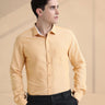 Sandy Haven Oxford Turms shirt in yellow, men's wear, anti-stain, anti-odour, water proof, stylish and durable everyday luxury.