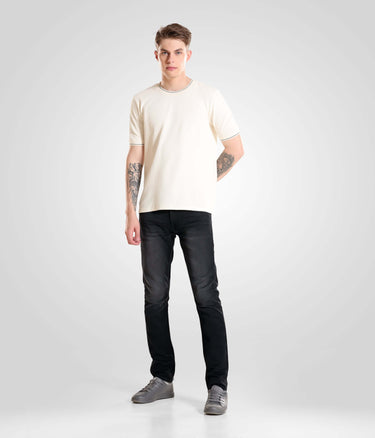 Pearl Off White Cooltech Cotton Stretchable T-ShirtCrew Neck Cool TechRs. 1299.00
