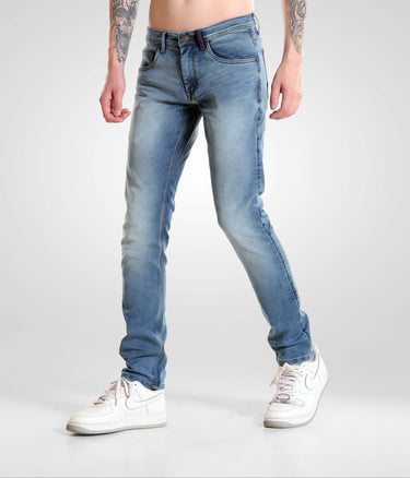 Blue Birdy high-performance denim pants for men by Turms Intelligent Apparel menswear best brand