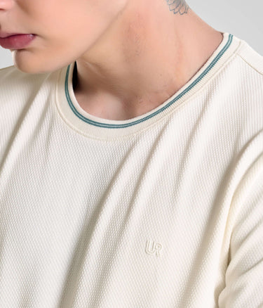 Pearl Off White Cooltech Cotton Stretchable T-ShirtCrew Neck Cool TechRs. 1299.00