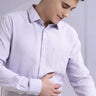 Lavender Haven Oxford Turms shirt, showcasing a stylish design and superior comfort for men, perfect for everyday luxury.