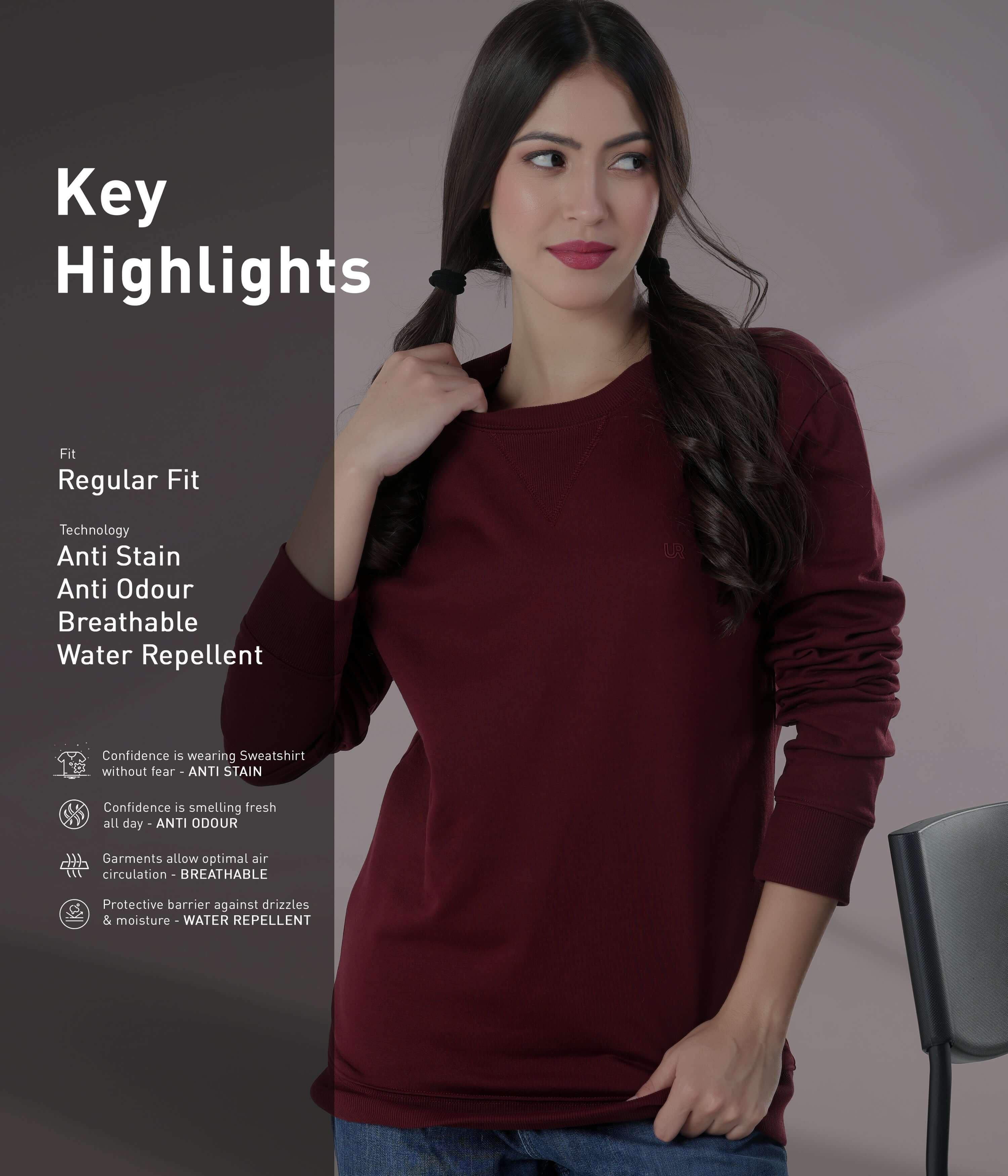 Waterproof Breathable Women's Sweatshirts Scarlet Creek