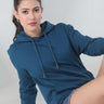 Blue Desert Turms Intelligent Hooded Sweatshirt, stylish and comfortable, ideal for travel wear and everyday use.
