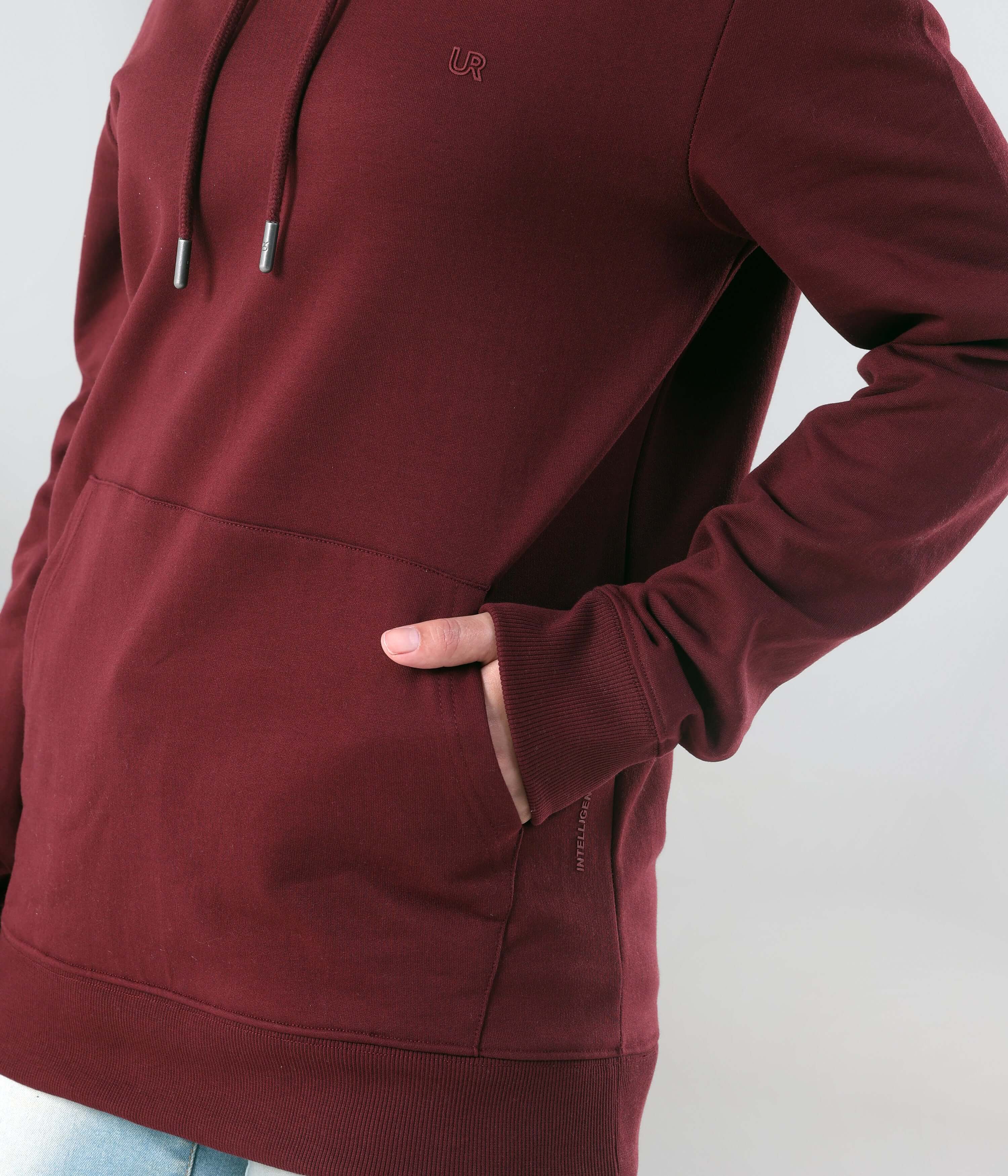 Blood Moon Turms Intelligent Hooded Sweatshirt, featuring a cozy design with pockets and a stylish hood, perfect for everyday wear.