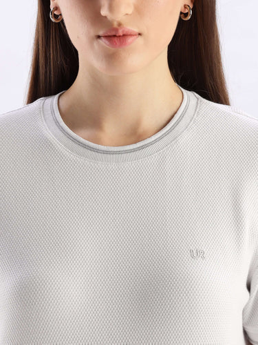 Nova Grey women's round neck cooltech t-shirt with comfortable fabric and anti-odour features.