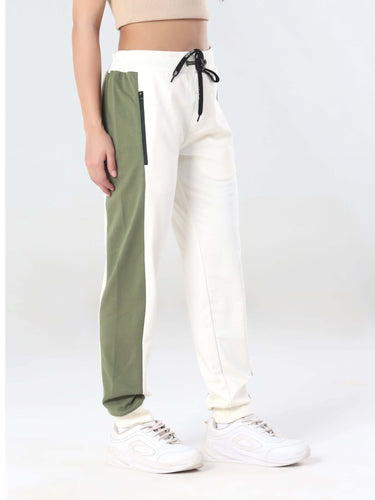 Turms intelligent cord set joggers for women, featuring anti-stain, waterproof, anti-odour properties in stylish design.