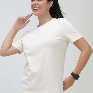 Womens casual t-shirt Soft Peach Stain-Proof & Odor-Resistant Turms T-shirtCrew Neck UnisexRs. 999.00
