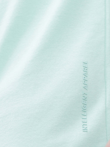 Aqua Round Neck Blue Tshirt- Turms Intelligent Apparel Anti stain & Anti Odor URturms