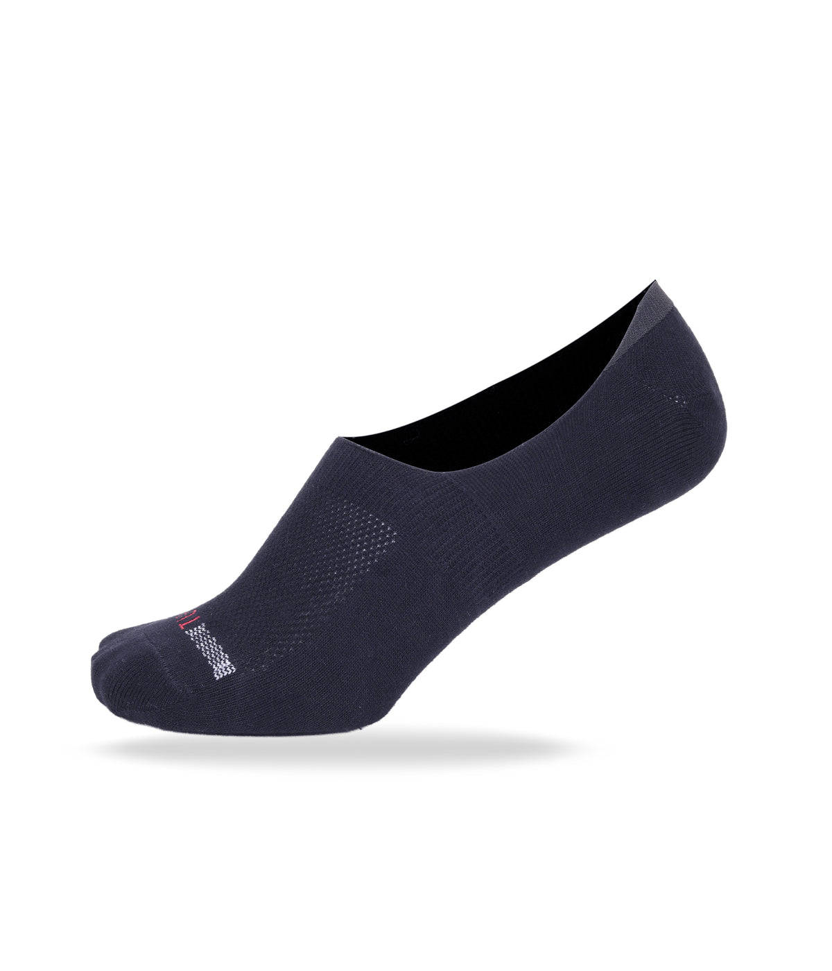 Travel Fresh Invizz socks in dark navy color with advanced anti-odor and moisture-wicking technology.