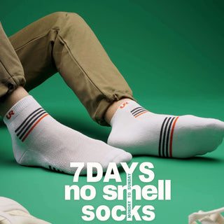 URturms Travel Fresh Infinity - 7 Days No Smell Socks (Pack of 3) Discover Turms 7-Day No Smell Anti-Odor Socks for everyday travel. Enjoy premium freshness, cooling, and moisture-wicking with our nanotech marvel. Pack of 3. Rs. 1499.00
