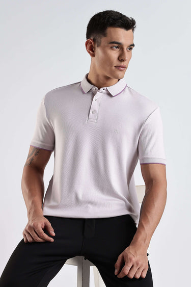 Lavender Fires men's premium cotton polo t-shirt with stylish design, breathable and water proof features.