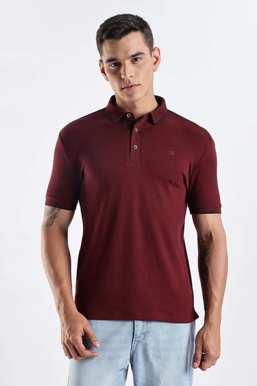 Country Wine premium cotton polo tshirt for men, featuring water proof and anti odour properties.