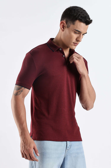 Country Wine premium cotton polo t-shirt for men, featuring a modern style and innovative comfort.