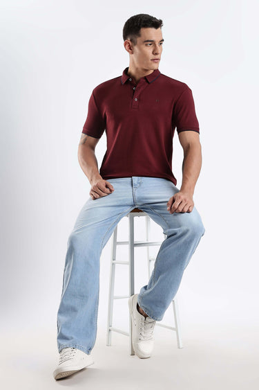 Country Wine cotton polo tshirt for men, soft and stylish with premium features.