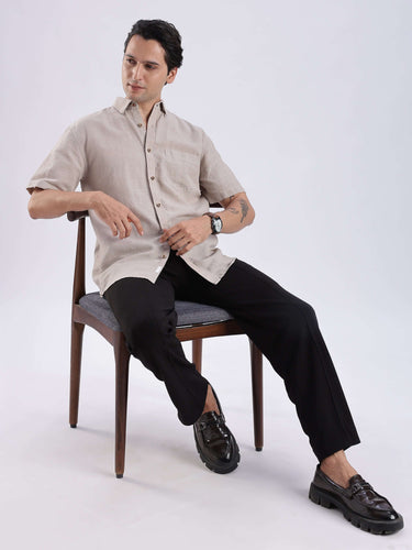 Desert Rider premium linen shirt from turms intelligent apparel, stylish and breathable, perfect for everyday luxury.