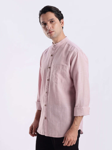 Wood Rose 2.0 linen shirt, lightweight premium apparel, water proof, anti odour, anti stain, stylish and functional.