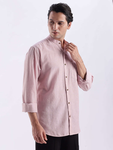 Wood Rose 2.0 linen shirt, waterproof, anti-odour, anti-stain, premium Turms Intelligent apparel.