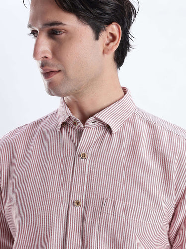 Scarlet Knight premium linen shirt from Turms Intelligent Apparel, showcasing durable and stylish design.