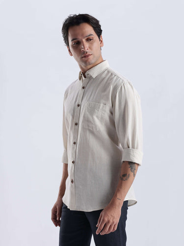 Dune Drift premium linen shirt from turms intelligent apparel showcasing a stylish design and high-quality craftsmanship.
