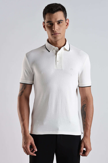 White Owl cotton polo tshirt for men, premium quality, water proof, antistain, anti odour.