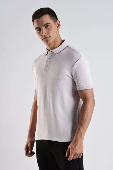 Lavender Fires premium cotton polo tshirt for men, anti-odour, waterproof, durable and stylish.