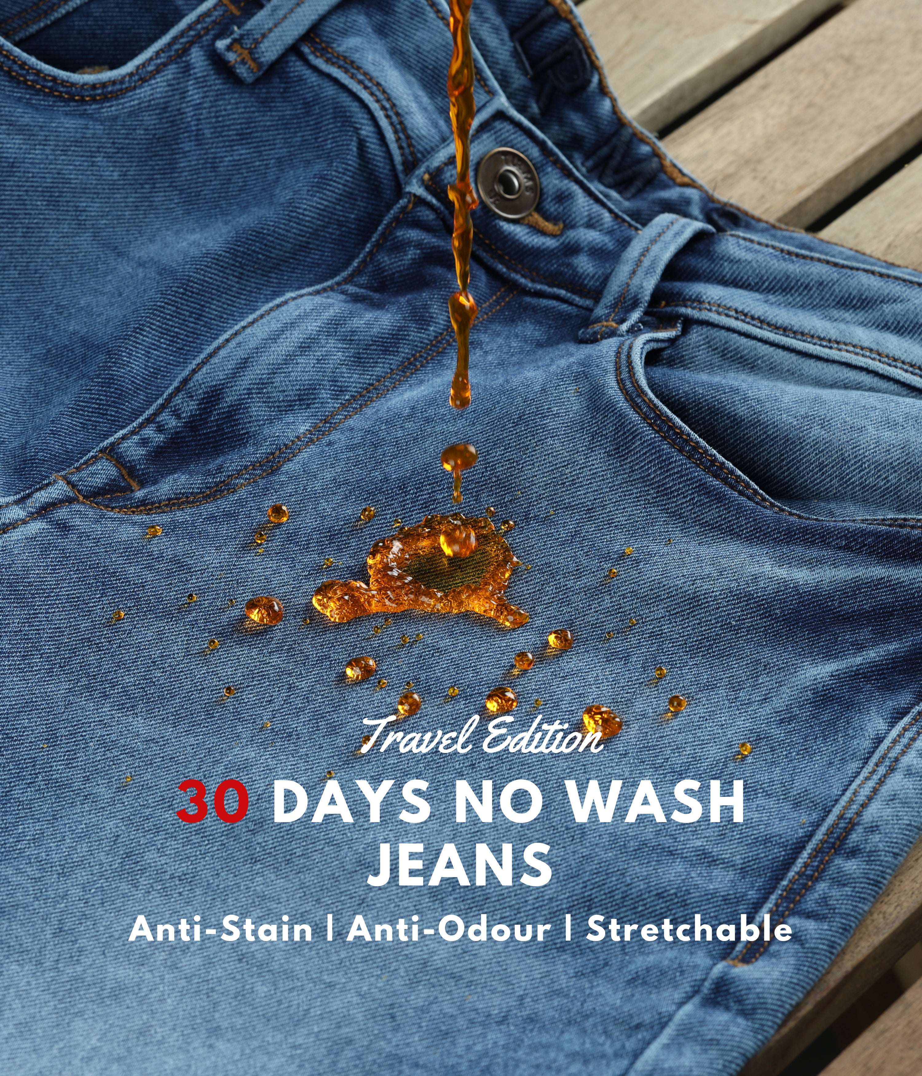 Navigator 30 Days No Wash Jeans for Men | Navigator by Turms URturms