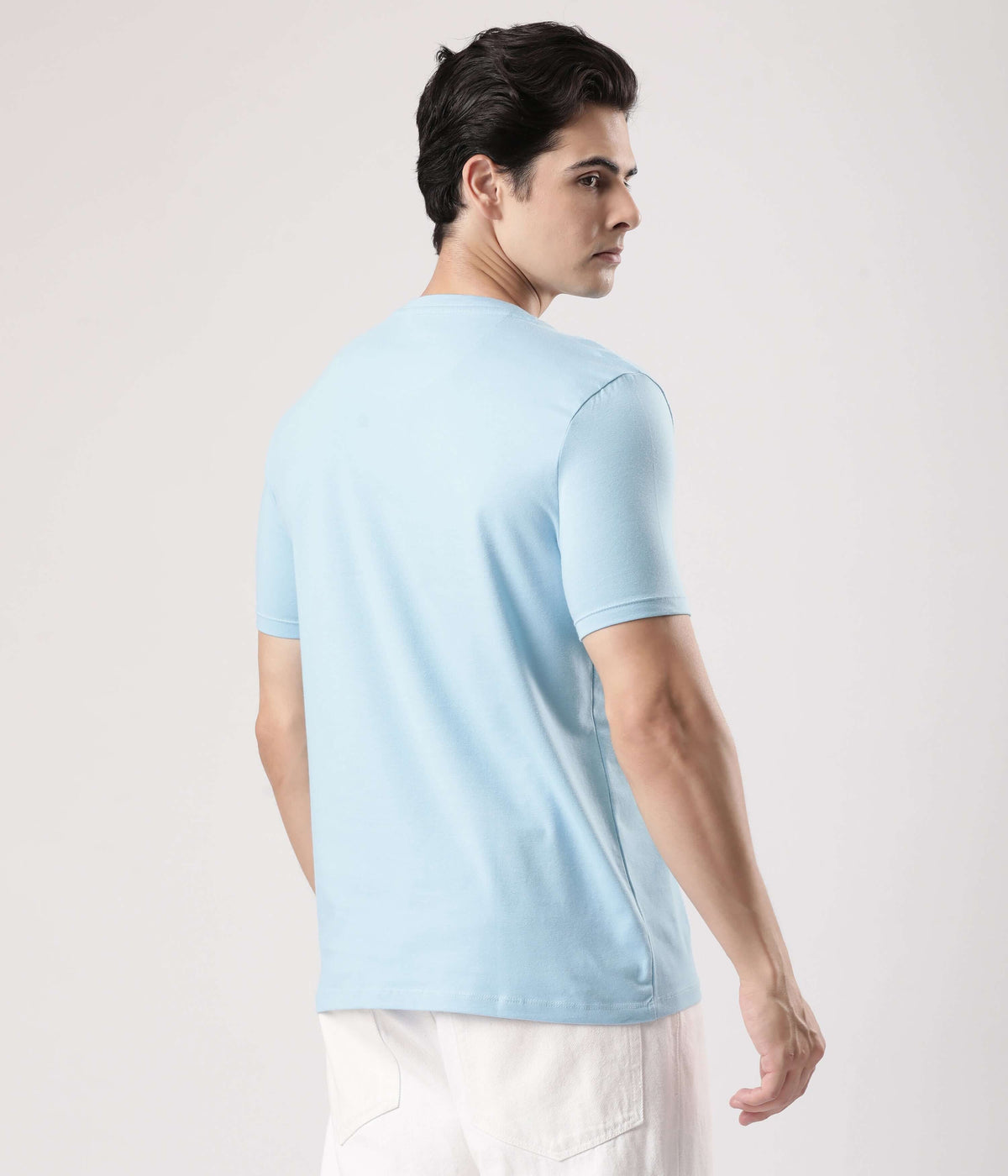 Alaskan Blue Turms Intelligent Apparel men's t-shirt showcasing a stylish and comfortable design.