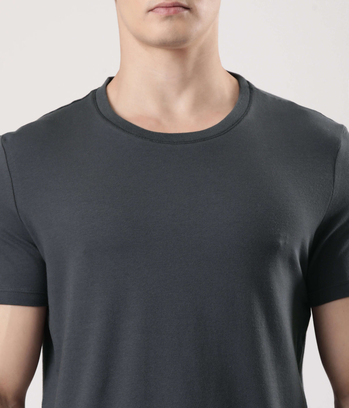 Charcoal Knight Charcoal Worry-Free Intelligent T-Shirt for men by Turms, soft and breathable best tshirts for men.