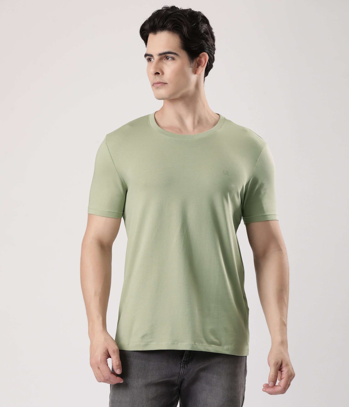 Citrus lime Turms Intelligent Apparel men's t-shirt showcasing style and comfort in a breathable fabric.