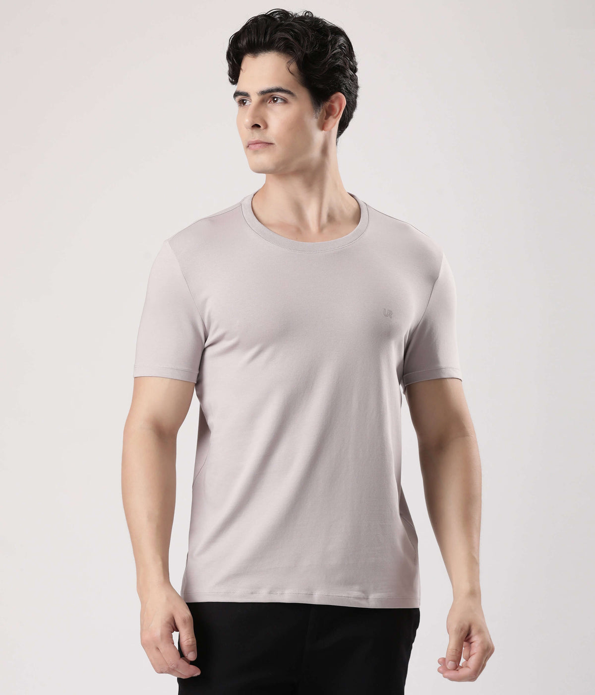 Panther Grey Turms Intelligent Apparel T-Shirt for men, showcasing style and comfort in a sophisticated design.