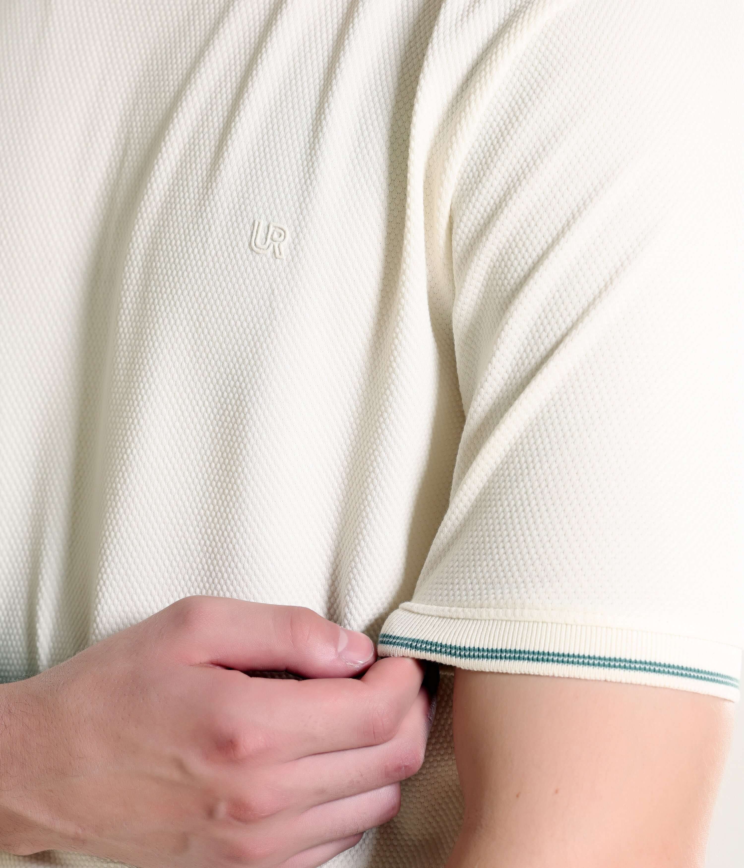 Pearl Off White Cooltech Cotton Stretchable T-ShirtCrew Neck Cool TechRs. 1299.00