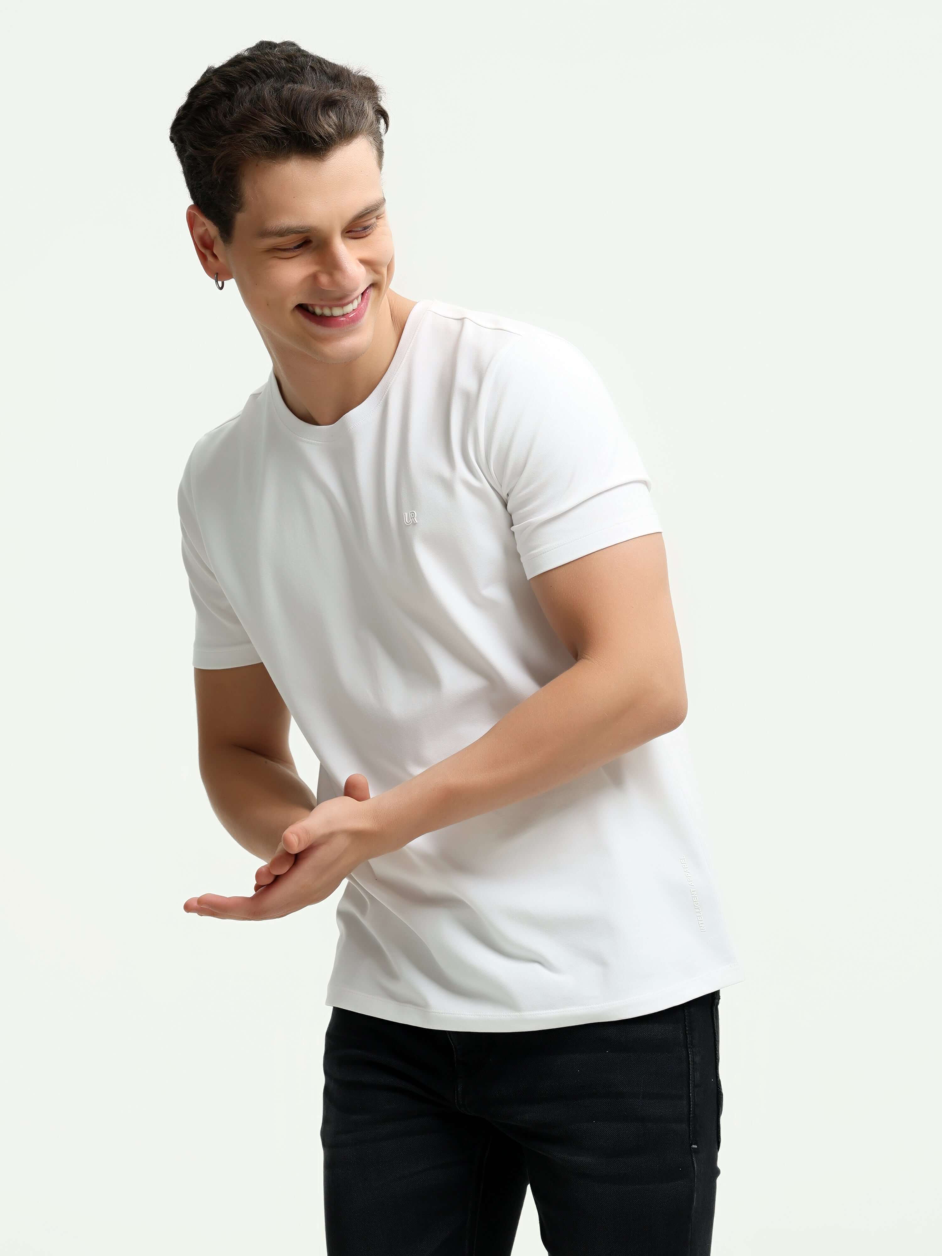 Frost White Frost White Turms Anti-Stain T-Shirt URturms