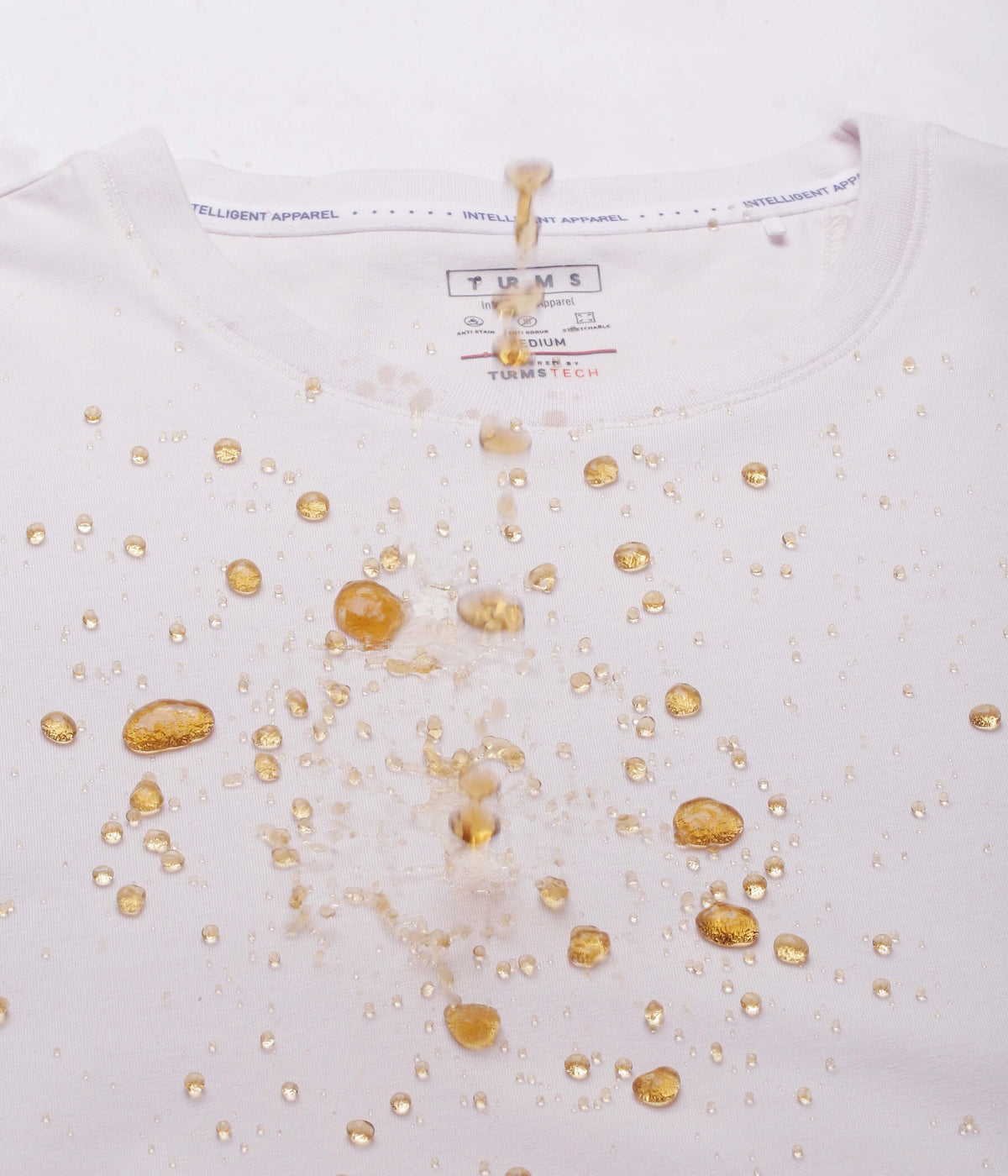 Orchint Tint - Turms Intelligent Apparel t-shirt with water-repellent technology for men.